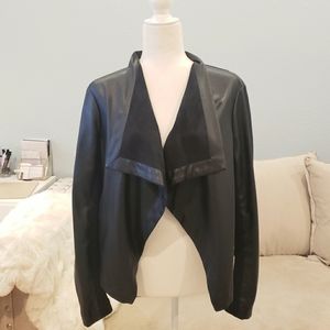Faux Leather Moto Jacket